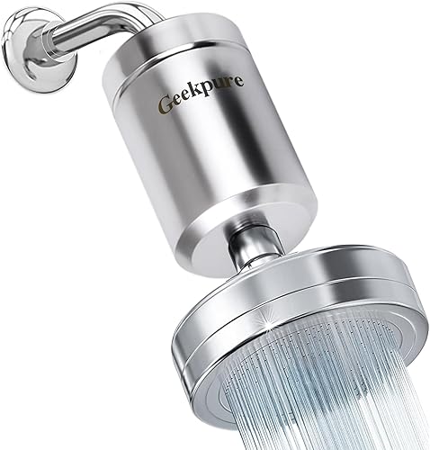 Filtro doccia a 5 stadi Riduce l'odore di cloro Sedimenti di ruggine - Migliora la condizione della pelle e dei capelli - Honorern