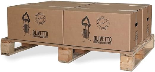 Legna da ardere di ulivo - per camino, stufa, barbecue - su bancale a perdere (50 kg) - Honorern