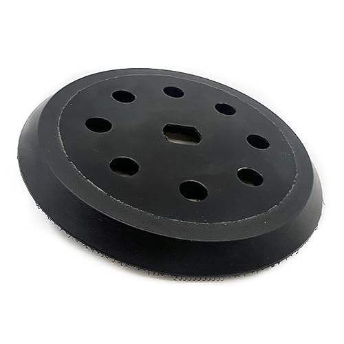 VZU Piatto abrasivo in velcro da 125 mm, con 8 fori, compatibile con Black & Decker BD190, KA190E, SPEC375, smerigliatrice orbitale, piatto in velcro - Honorern