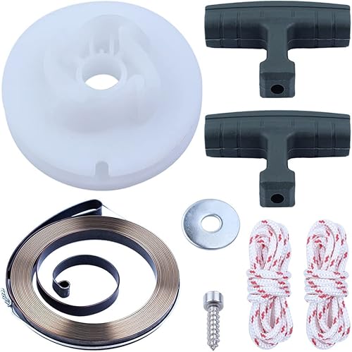 Kit messa a punto molla puleggia avviamento, per motosega Per Husqvarna 372Xp 385Xp 372 385 390 371K 375K, 503787201, 503 78 72-01, 503859601, 503 85 96-01 - Honorern