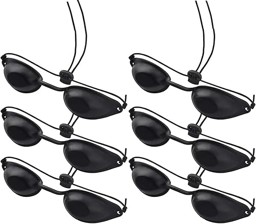 Smavles Occhiali Protettivi Laser 6 Pezzi Occhiali di Sicurezza Occhiali di Protezione per Gli Occhi per IPL UV LED Luce Terapia a Infrarossi - Honorern