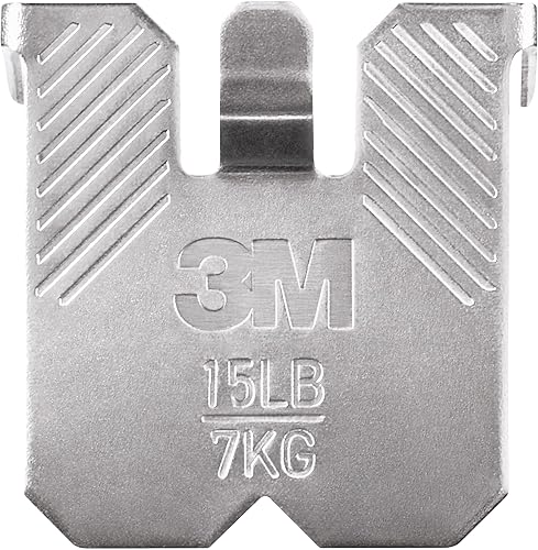 Command 3M Claw Gancio appendiquadri per cartongesso, 7 kg 3PH7-2WMR, 2 Ganci, Argento - Honorern