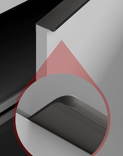 Maniglie nascoste per armadietti,Maniglie per armadi in alluminio,Maniglie invisibili da cucina per armadio, camera da letto - Honorern