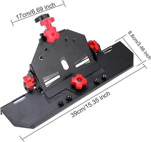 Smussatrice per Piastrelle 45 Gradi, Smerigliatrice Angolare Taglia Piastrelle, 115-125 mm Tagliapiastrelle, taglia mattonelle per Piastrelle in Ceramica e Marmo in (Rosso Quattro Fori) - Honorern