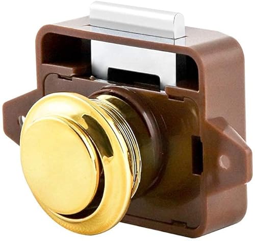 Push-Lock Serratura a Pulsanteper per Camper Armadietto, 2 Pezzi - Honorern