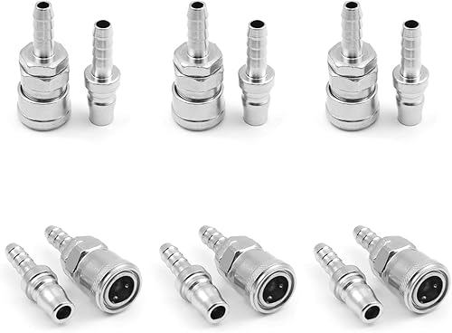 Othmro 6Pcs Air Quick Connector SH20 PH20 Kit di montaggio del tubo flessibile per 8mm/0.31 pollici Tubo - Honorern
