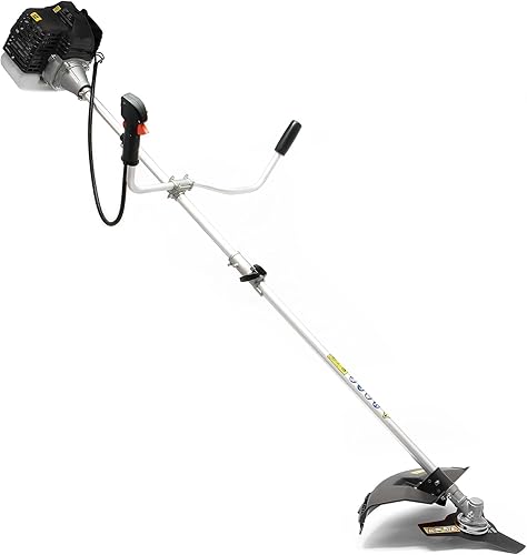 Wiltec Decespugliatore e Tagliabordi 2in1, Motore a Benzina, 1,76 CV 1,3kW, 6500 Giri/min - Honorern