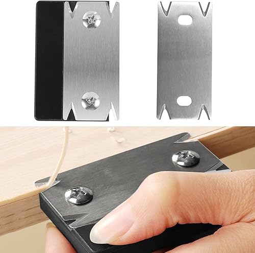 KEWAYO Tagliabordi Legno, Bordatrice Manuale Portatile, Pialla per Impiallacciatura, PVC, ABS, Lama Ricambio, Antiscivolo - Honorern