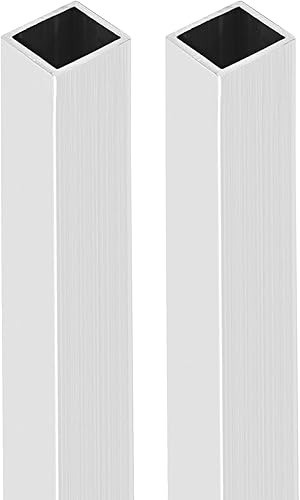 30mmx30mmx2mmx300mm (Larghezza x Muro Spessore x Lunghezza) Quadrato Tubo - 2pz - Adatto per Industriale Edilizia Costruzioni - 6063 Alluminio Tubi quadrati - Honorern