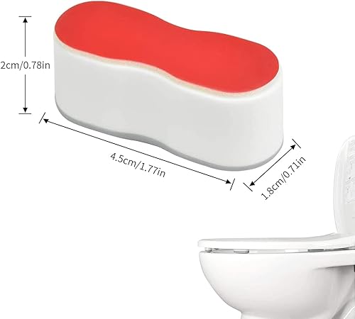 Copri-sedile WC, 8 pezzi, paraurti universali di ricambio con adesivo forte, per ridurre i vuoti di rumore, adatto per famiglie, hotel e ospedali - Honorern