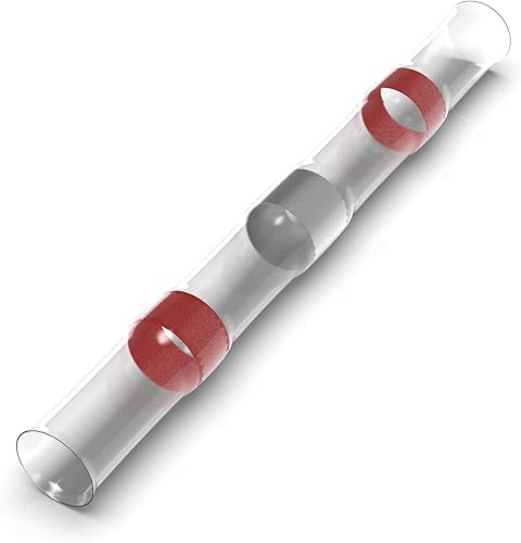 50 Connettori termoretraibili saldanti Set assortimento Selezione: (5 Bianco / 20 Rosso / 15 Blu / 10 Giallo) - Honorern