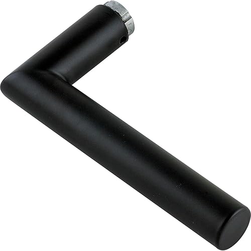 HOPPE Maniglia per porta Amsterdam, perno rapido, in acciaio inox, nero opaco - Honorern