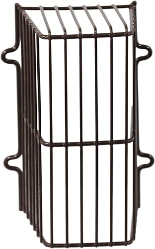 Gabbia di Sicurezza per Telecamera CCTV Rivestita in Plastica Universale (Marrone) - Honorern