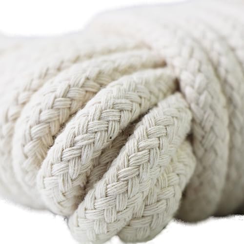 Gouert cordoncino intrecciato, 10 mm, colore: bianco grezzo - Honorern