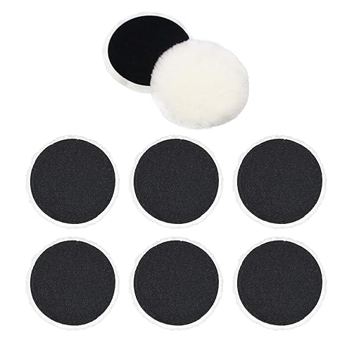 Confezione Da 6 Dischi Per Lucidatura Rotondi, Dischi Per Lucidatura Autoadesivi, Dischi Per Lucidatura Riutilizzabili, Accessori Per La Pulizia Dell'Auto, Accessori Per La Pulizia Dell'Auto - Honorern