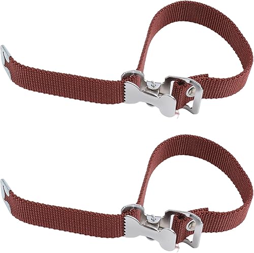 2 Pezzi Cinghie per Trampolieri in Cartongesso, Cinghie per Gambe con Misura Regolabile, Parte di Ricambio per Trampoli, Kit di Cinghie per Piedi Regolabili in Cartongesso - Honorern