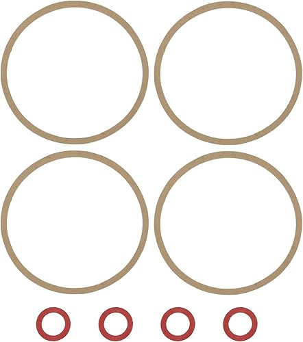 8 Pezzi Guarnizione Vaschetta Carburatore OE 16010-883-015 16010883015 Compatibile con Honda G150 G200 G300 G400 GC135 GC160 GC190 GCV135 GCV160 GCV190 GS160 GSV190 GV150 GV200 GV400 - Honorern