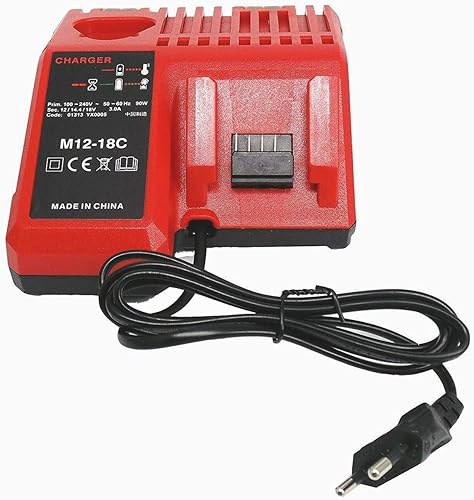 Caricatore M18 Sostituisce per Milwaukee M18 M12 18V 220V, Sostituisci per 48-59-1812 48-59-1807 48-59-1806 48-59-1840 2710-20 48-11-1828 - Honorern
