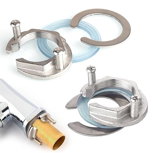 Kit Dado Montaggio del Rubinetto in Acciaio Inossidabile Accessori per il fissaggio del rubinetto per Evitare L'allentamento Dei Rubinetti Connettore Tipo Dado a Foro sSingolo 31 mm - Honorern