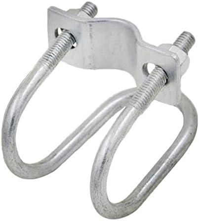 Un morsetto per tubi in ferro zincato a 90 gradi, da 1 a 2,5 centimetri - Honorern