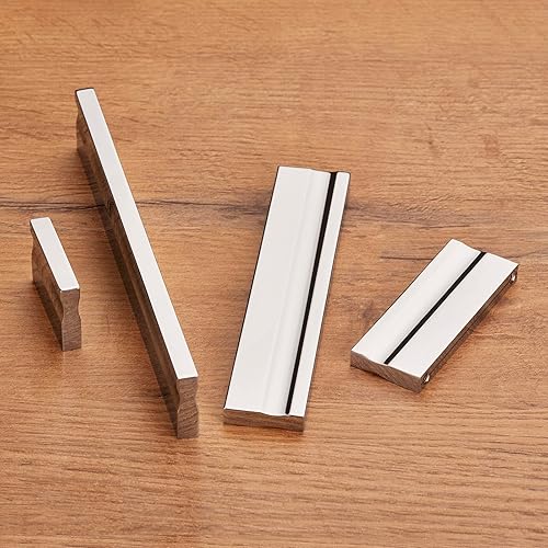 Maniglia per mobili LONA BA 320 mm maniglia in alluminio anodizzato nero profilo maniglia per cassetto - Honorern