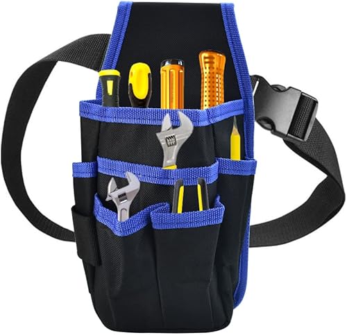 Borsa Porta Attrezzi da Cintura Marsupio Portautensili per Elettricisti Cintura Porta Attrezzi Elettricista Tasca Porta Attrezzi Elettricista per Tecnici, Carpentieri, Costruttori - Honorern