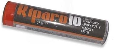 Faren RiparoIO, Stucco Epossidico Bianco,a Prova di Fuoco, Resistente ad Acqua e Solventi, Modellabile come Argilla, Indurisce come Acciaio,, Resina Epossidica, 57gr - Honorern