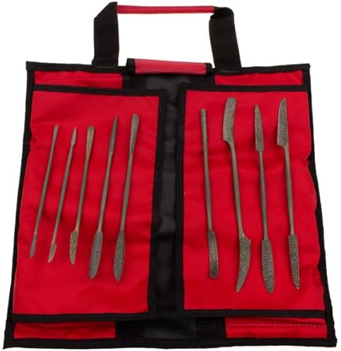 Stubai Set di raspe scanalate, 9 pezzi, S538520 (set da intaglio, raspa scanalata, strumento per intaglio per legno - Honorern