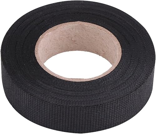 Ejoyous 9 mm x 25 m Nastro per Auto in Tessuto, Nastro Adesivo Autoadesivo Multifunzione, Nastro per Auto, Moto, Nero - Honorern