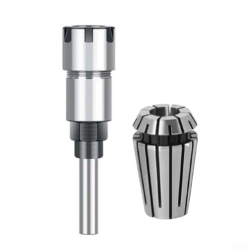 Asta di prolunga per fresa per fresatrice, estensione per fresa, asta di prolunga con gambo da 8 mm, per lavorazione del legno, tagliare, incidere, fresatrice, adattatore (B) - Honorern