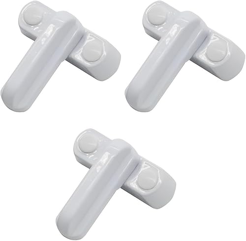 SGERUFZ 3 pezzi Sash Jammer, Einbruchschutz stabile Zusatzverriegelung, Strong Zinc Cast Alloy, Extra Security Locks, Sash Blocker Jammer - Honorern