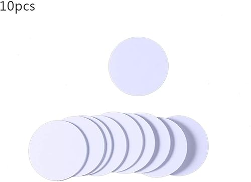 10 Pezzi Smart Card RFID T5577 125 Khz EM4100 T5577 Chip Riscrivibile Impermeabile 25mm di Prossimità Riscritto ID Coin Blanks Tag Etichetta Adesiva - Honorern