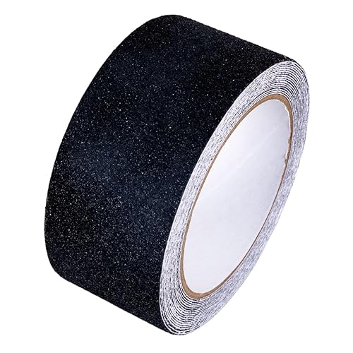 GTSE GST Nastro adesivo antiscivolo nero - 50mm x 5m - per uso interno ed esterno - 1 rotolo - Honorern