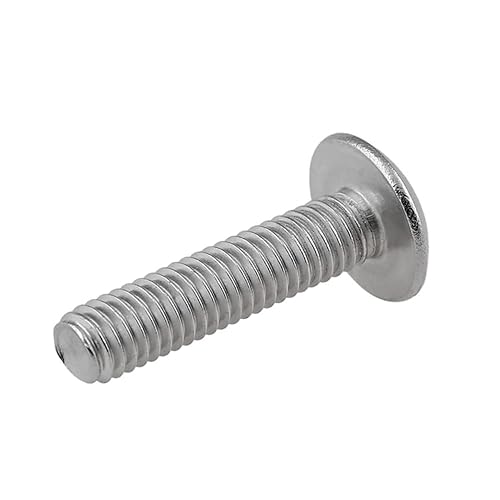 Viti a Macchina a Croce Acciaio Inox Viti a Testa Tonda Testa di Fungo Bulloni M5x20mm (20 Pezzi) - Honorern