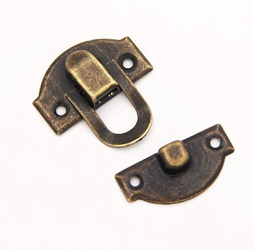 5 PZ Scatola Fermo Set Mini Toggle Fermo Cattura Gioielli Casi Cattura Hasp Latch Fibbia Ferro Serratura per Scatola di Legno Mobili Cassetto - Honorern