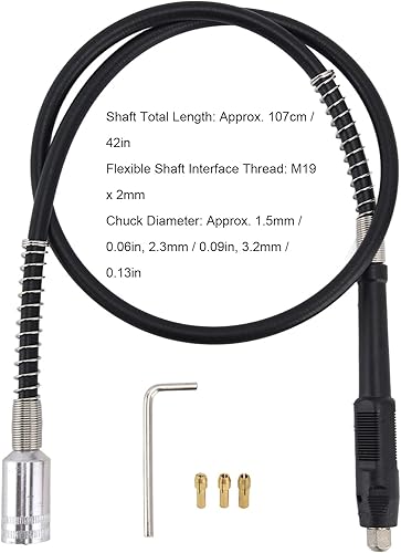 Attrezzo per la Lavorazione del Legno con Smerigliatrice Rotante per Albero di Prolunga Flessibile per Albero di Prolunga Flessibile da 42 Pollici - Honorern
