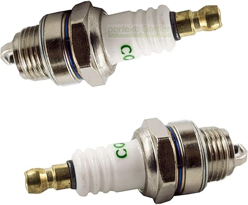 2 X BM6A / L7T Candela Accensione, Candela per Decespugliatore, Motosega, Compatibile con Husqvarna Partner - Honorern