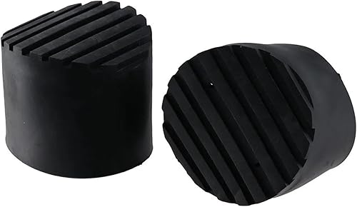 Piedini per Scala telescopica Imbottitura in Gomma Copertura Nera Flessibile Parti di Ricambio per la Protezione del Pavimento - Honorern