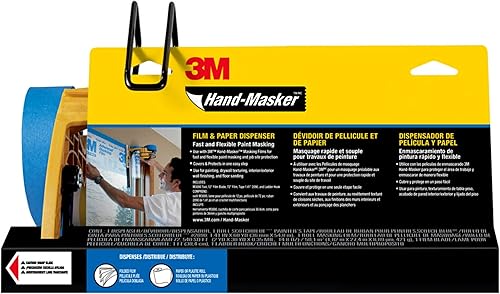 Scotchblue Pak Hand-Masker M3000 Pre Piegato Mascheratura Kit, Istruzioni Solo in Lingua Inglese, Giallo/Blu/Nero - Honorern