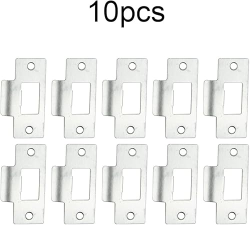 Piastra di attacco per porta, 5/10 pezzi in acciaio per porte a battente - Honorern