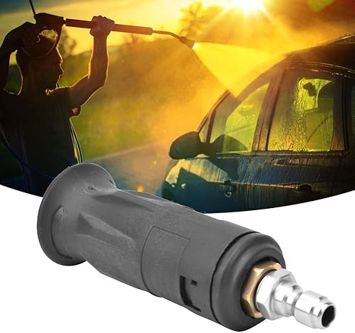 Ugello a colonna a ventaglio regolabile con attacco rapido da1/4 di pollice per idropulitrice ad alta pressione per la pulizia di ampie aree esterne - Honorern