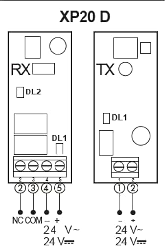 FAAC Xp20 D Fotocellula Orientabile 20M - Honorern