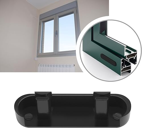 The Lord of the Tools 20 tappi di ricambio per fori di drenaggio delle finestre, in plastica UPVC, 39,5 x 10 x 6,5 mm, colore: bianco - Honorern