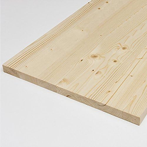 OEM SYSTEMS Tavola Lamellare in Abete Grezzo Squadrato 200x40 cm Spessore 18 mm - Honorern