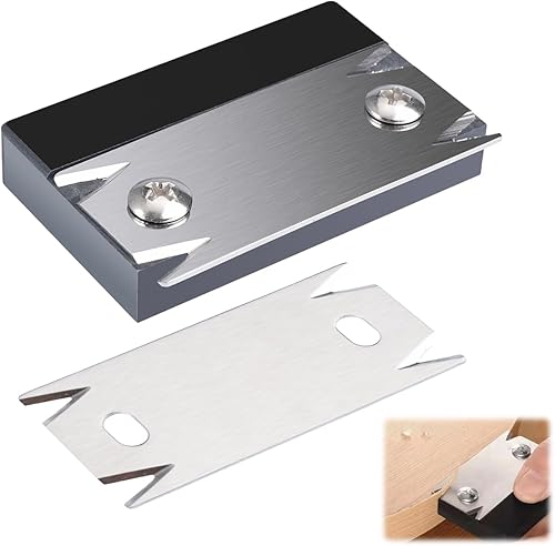 Portatile Taglierina per Bordi Manuale con 1 Lama di Ricambio, Tagliabordi per la Lavorazione del Legno, Utensili per Bordare Impiallacciatura, Tagliabordi Impiallacciatura Legno per PVC, ABS - Honorern