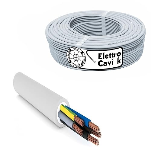 CAVO ELETTRICO FG16OR16 5G6 mm² IN DOPPIA GUAINA PER USO ESTERNO E INTERNO PENTAPOLARE 5 POLI CPR 0,6/1 kV IEMMEQU PROFESSIONALE MADE IN ITALY 10 METRI - Honorern