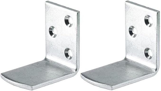 2 stecche per letto in acciaio, supporto a squadro, connettore rinforzato - Honorern