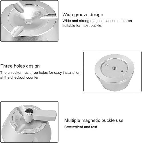 Dispositivo di Rimozione Antifurto Per Vestiti del Centro Commerciale, Dispositivo di Sblocco Magnetico con Fibbia a Sgancio Magnetico Per Dispositivo di Sblocco di Etichette di Sicurezza con Magnete - Honorern