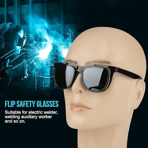 Occhiali da saldatura apribili, occhiali protettivi per gli occhi per saldatura, torcia, saldatura e taglio di metalli - Honorern