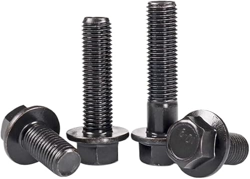 Bulloni a Testa flangiata Esagonale con Filettatura fine in Acciaio(M10 x 1.25 x 80mm) - Honorern